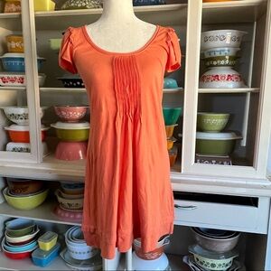 Twisted Heart Orange Dress - Size Small